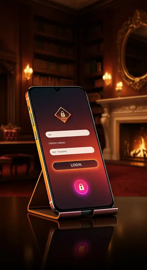 MaxiSpin Casino inlogscherm met gebruikersnaam en wachtwoordvelden voor toegang tot de casino-lobby